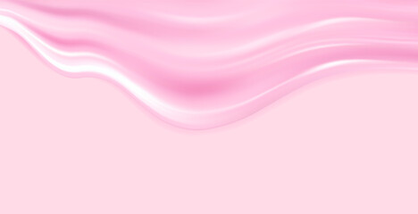 Liquid  pink blue vector dripping ice cream texture.Glossy sugary flow drip.