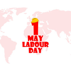 International May 1 Labour Day, Labour and Solidarity Day. Happy Workers Day