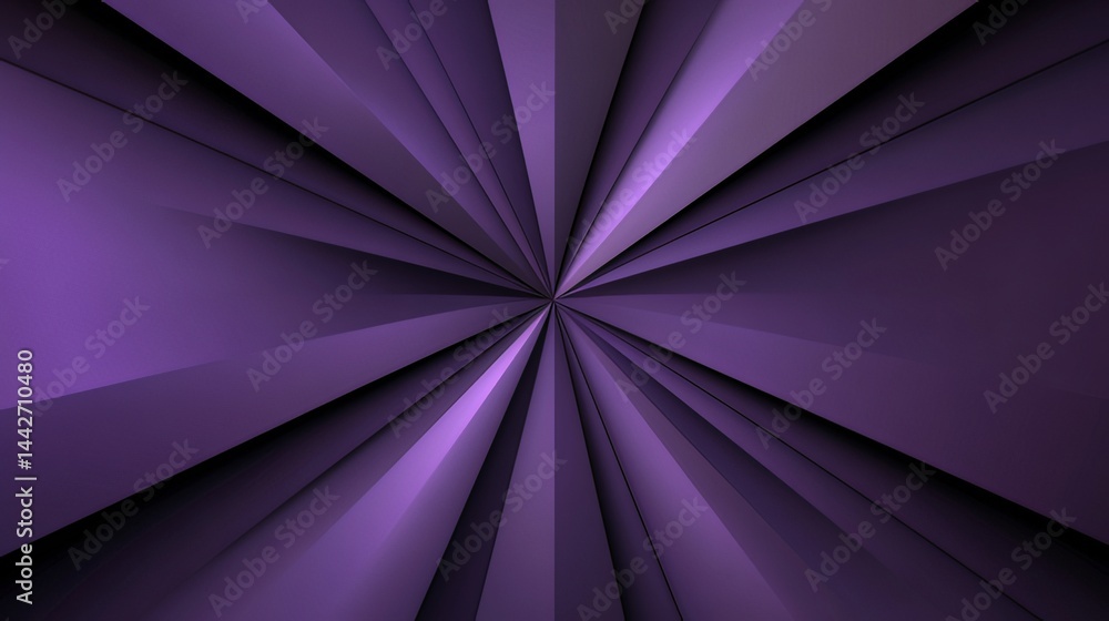 Canvas Prints purple abstract background with intense luminous stripes expanding outward made with generative ai t