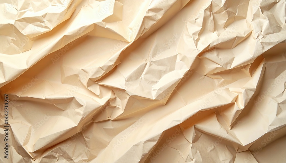 Aufkleber textured crumpled paper background studio setting digital art close-up view creative design concepts