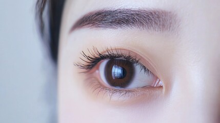 Close-up of a Woman's Eye: Beauty, Detail, and Gaze