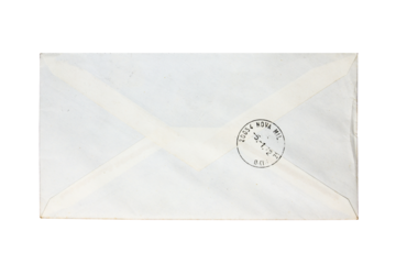 envelope with stamp