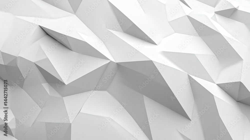 Aufkleber abstract low poly polygons create a sleek and sophisticated technology background, with intricate de