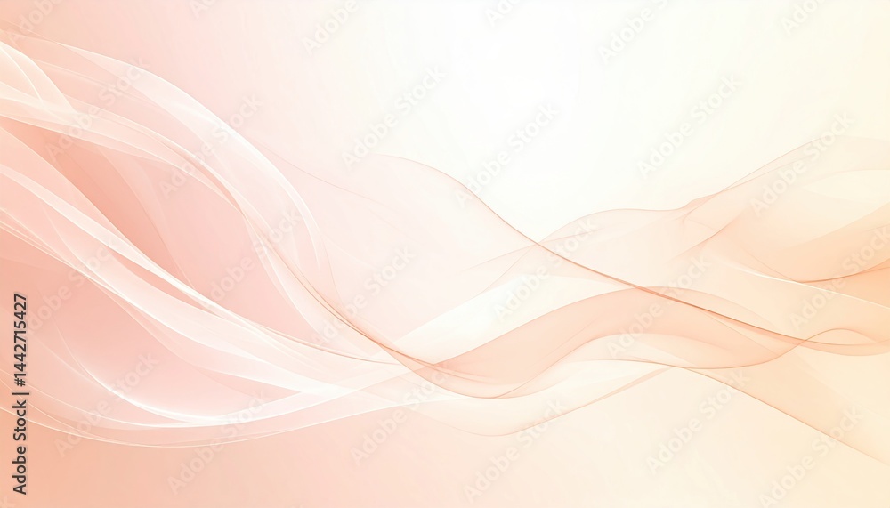 Aufkleber fluid motion abstract artwork digital gallery visual art serene environment soft color palette tranq