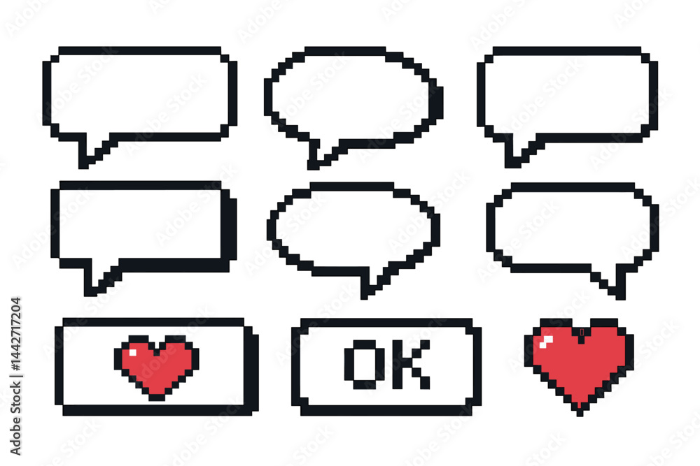 Poster digital speech bubbles and reaction icons represent online communication and interaction in a modern