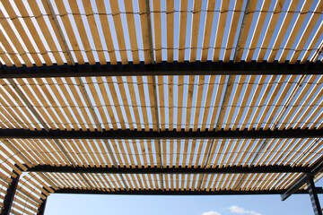 Canisse en Bambou à dérouler, ombrage terrasse pergola, aménagement extérieur pour terrasse,...