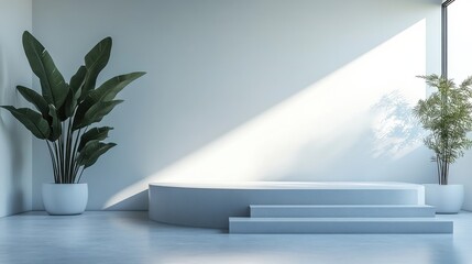 Minimalist plant presentation