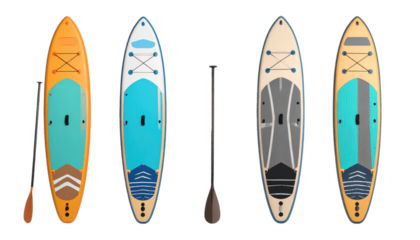 sup board isolated on transparet background
