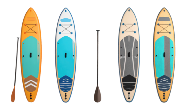 sup board isolated on transparet background