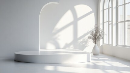 Minimalist white interior