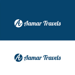 Tour and travel agency  logo, Word Mark logo template. Airplane, airlines, Flight, Aircraft, tour editable logo design.