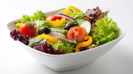 Fresh Colorful Salad Bowl