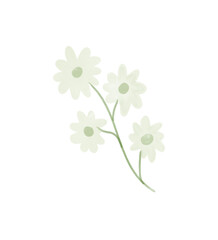 green floral background