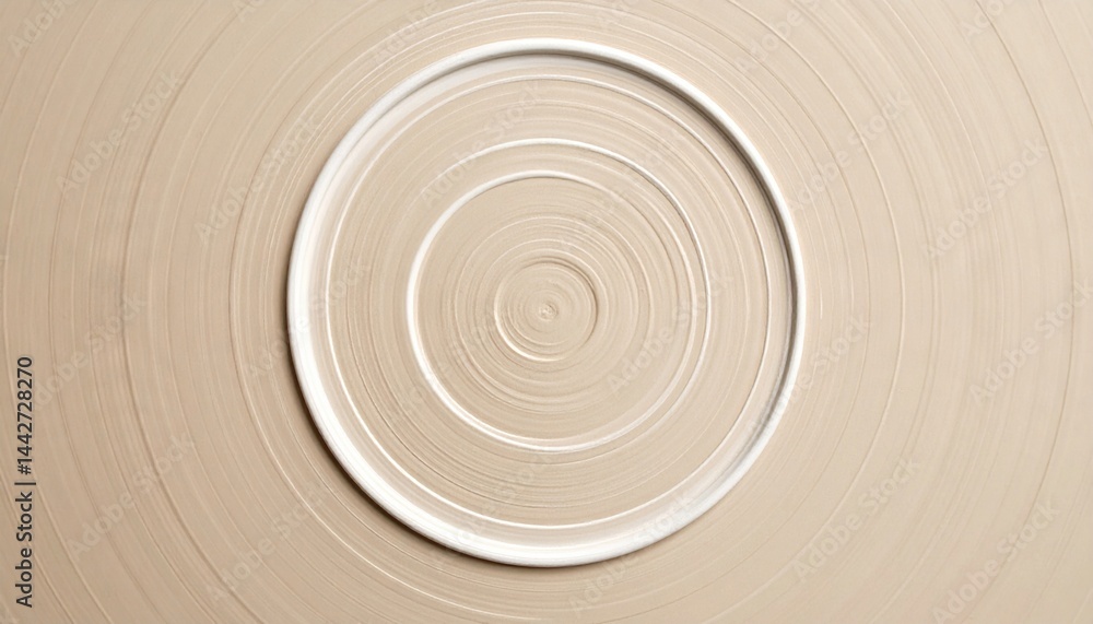 Poster dynamic circular motion art abstract space digital design minimalist environment top-down view visua