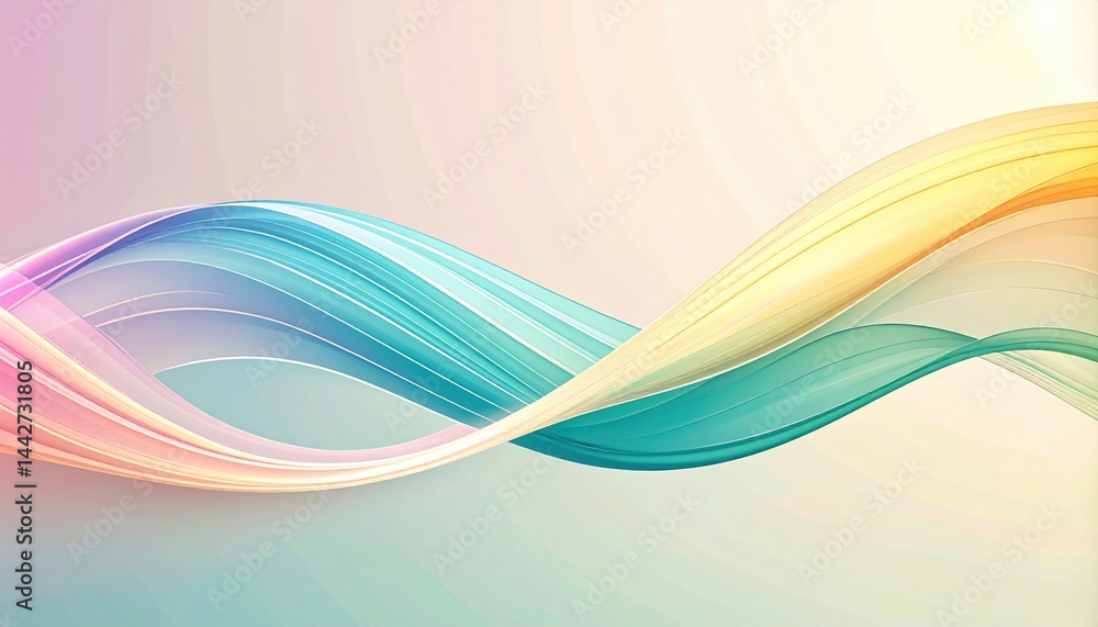 Poster dynamic colorful wave patterns abstract art digital design modern aesthetic vibrant background conce