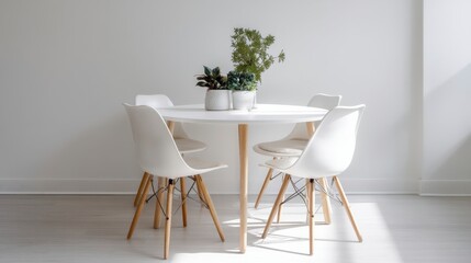 Modern Minimalist Dining Space