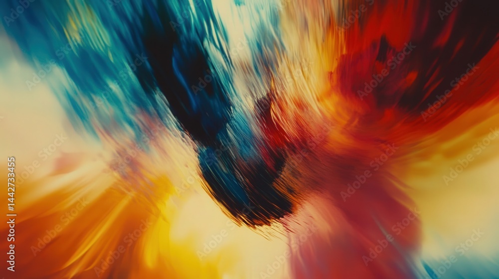 Poster artistic blurs and vibrant motion characterize these abstract backgrounds, creating a visually engag