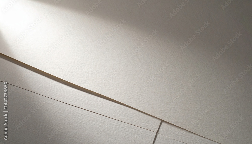 Poster illuminated abstract shadows creating depth studio photography minimalist close-up artistic perspect