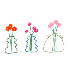 happy birthday card with flowers