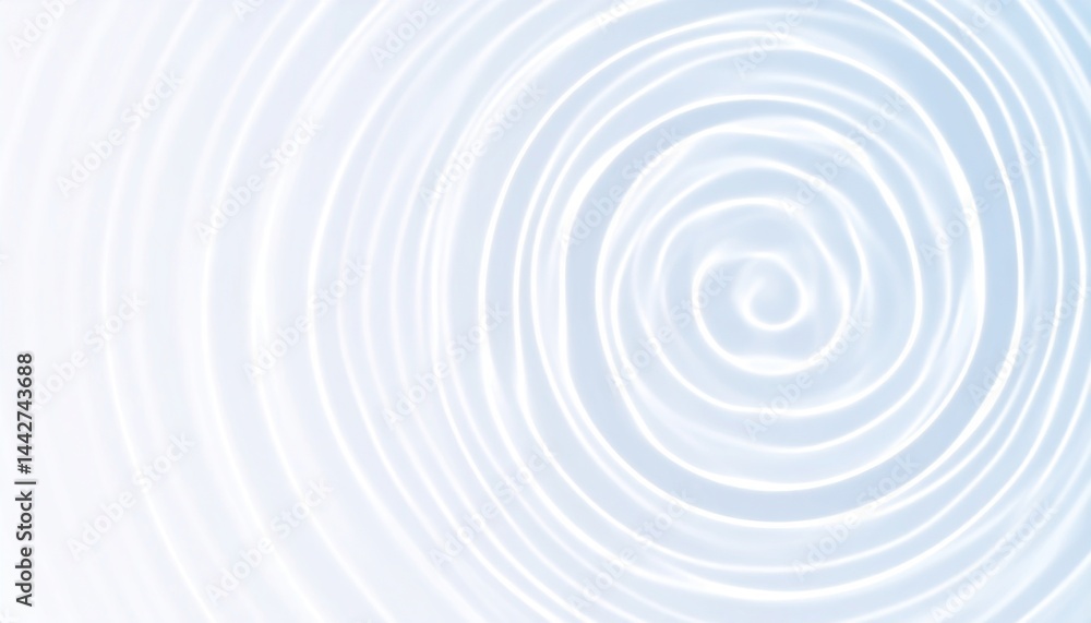 Poster whirlpool effect in calm water natural setting abstract visual serene environment aerial view tranqu