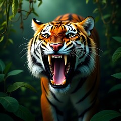Fototapeta premium portrait of a tiger