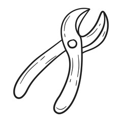 Carpenter Tools Hand Drawn