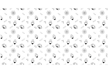 vector art flower pattern design
