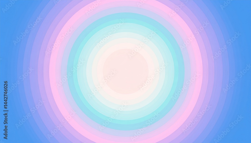 Poster radiant light spectrum display abstract background digital art soft colors aesthetic view visual con