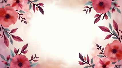 Obraz premium Elegant Wedding Invitation Card Design