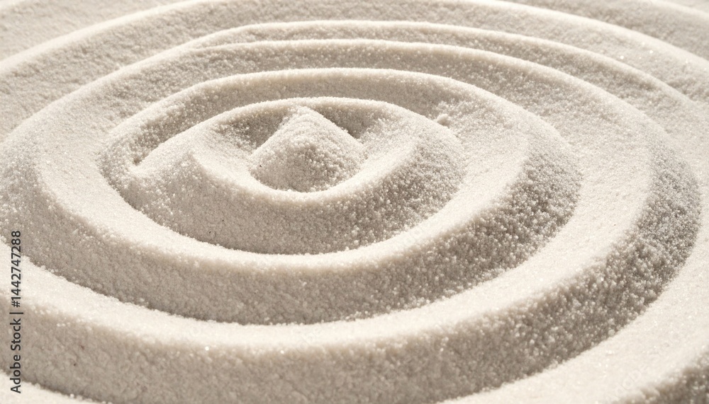 Poster creating stunning sand patterns in nature close-up photography serene environment artistic viewpoint