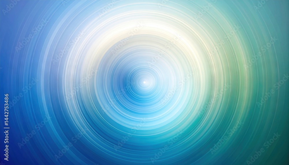 Poster dynamic swirling patterns abstract art digital creation vibrant blue and green tones artistic perspe