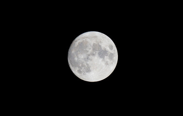 Full moon with craters
