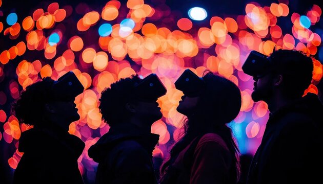 VR experience at a concert