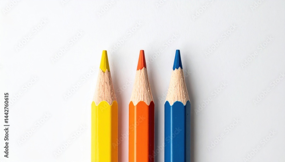 Aufkleber vibrant color mixing workshop with colored pencils studio setting tutorial content creative environm