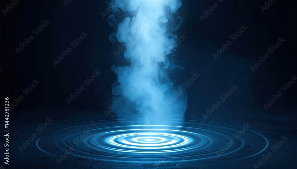 Poster captivating vortex of mist and light studio setting digital art ethereal atmosphere close-up view ab