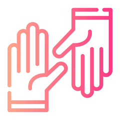 Obraz premium gloves icon