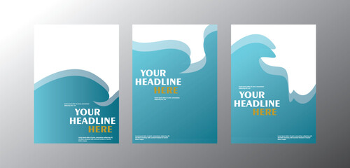 Stylish and editable book cover template featuring colorful geometric designs. size book cover template for annual report, magazine, booklet, proposal, brochure, poster