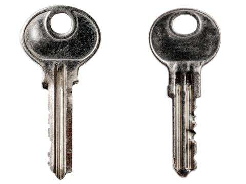 High-Quality Metal Keys Cut Out for Home Security and Access Control