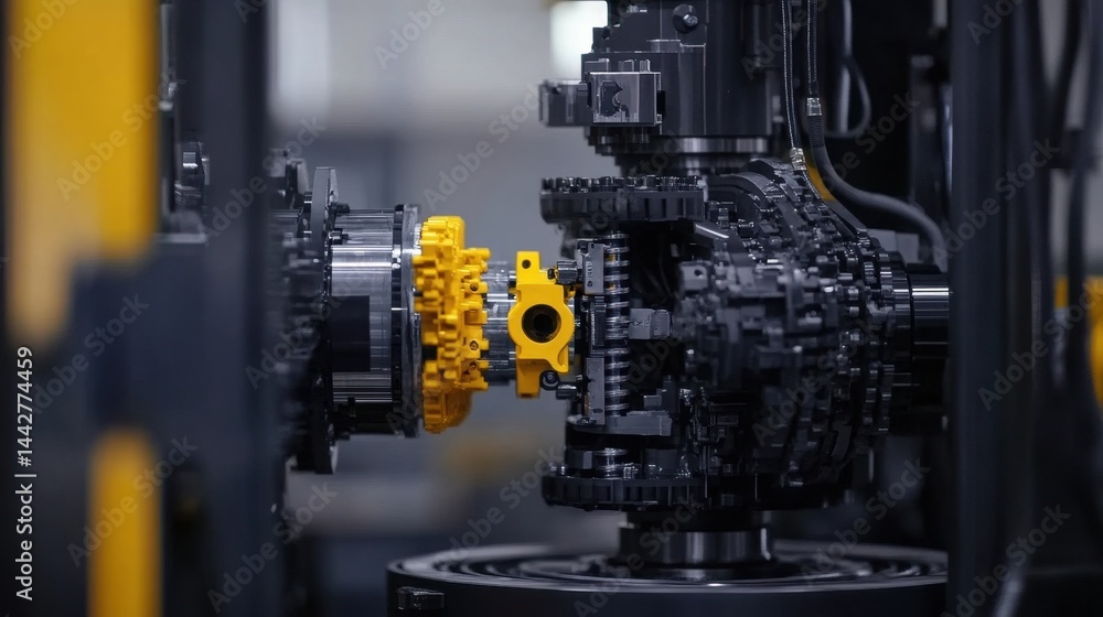 Poster advanced injection molding machine producing plastic components efficiently