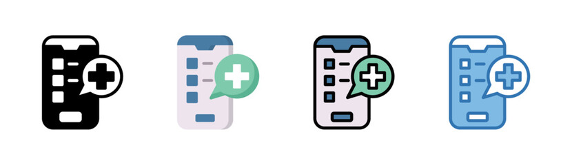 Obraz premium Medical App Icon