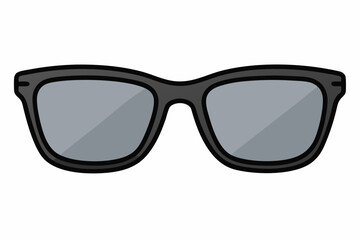 Fototapeta premium Minimalist stylish sunglasses vector art