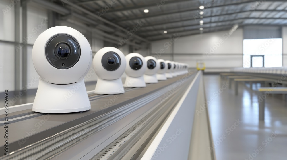 Poster smart cameras performing automated quality checks in an industrial line