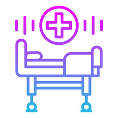 Fototapeta premium Bed Icon