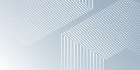 Modern suitable for wallpaper poster banner. White abstract background with dynamic wavy hexagon texture design