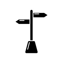 Icon a directions, isolated against a clean background.