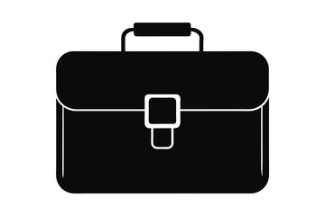 Briefcase vector, briefcase symbol, briefcase vector icon isolated on white background