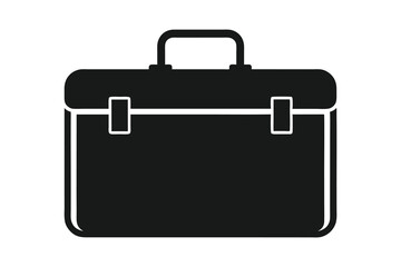Briefcase vector, briefcase symbol, briefcase vector icon isolated on white background
