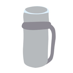 Vector illustration on the theme of camping 