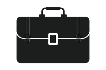 Briefcase icon vector, Suitcase symbol vector  illustration isolated on white background