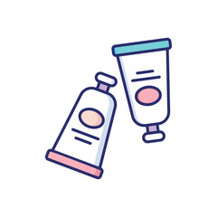 Paint Tube Vector icon